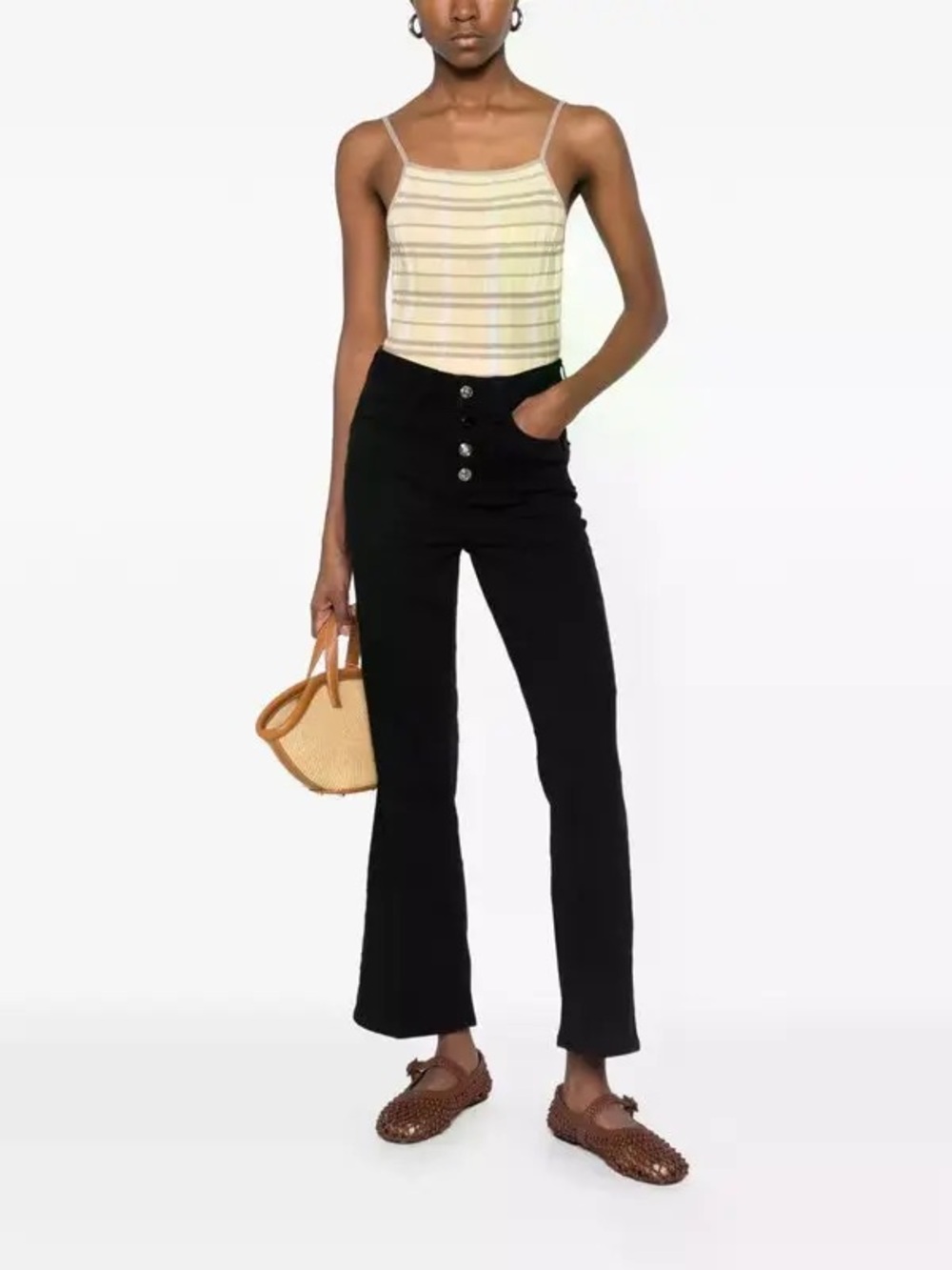 Liu Jo / Black Flared High-Rise Jeans - W 31 L26 - NWT Italy